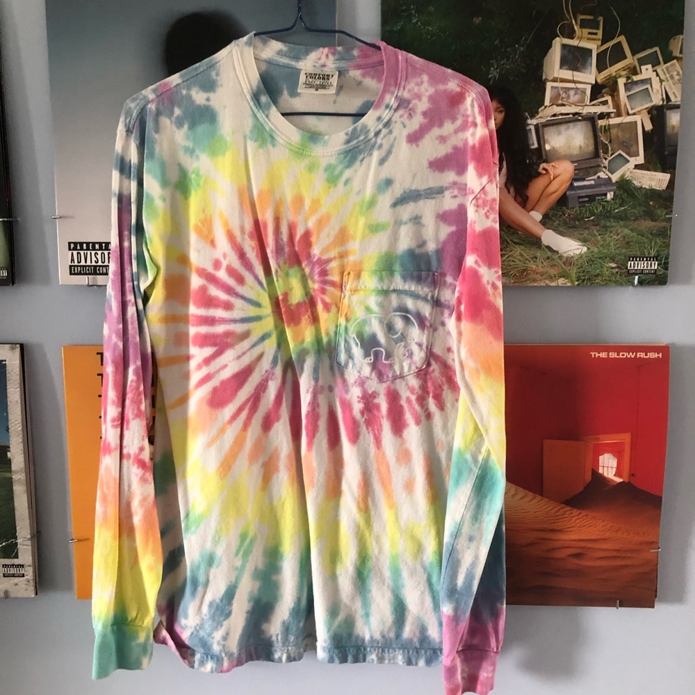 Ivory Ella Rainbow Tie Dye Shirt - Picture 2 of 4